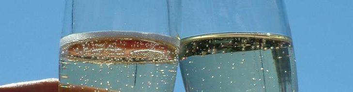 Champagne twee glazen