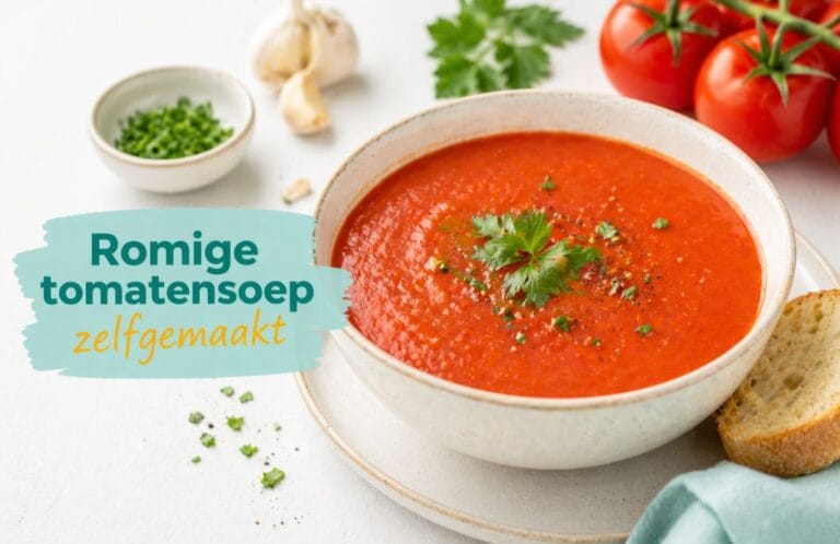 Verleidelijke koolhydraatarme tomatensoep