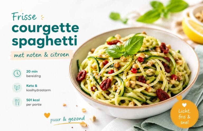 Salade van rauwe Courgette
