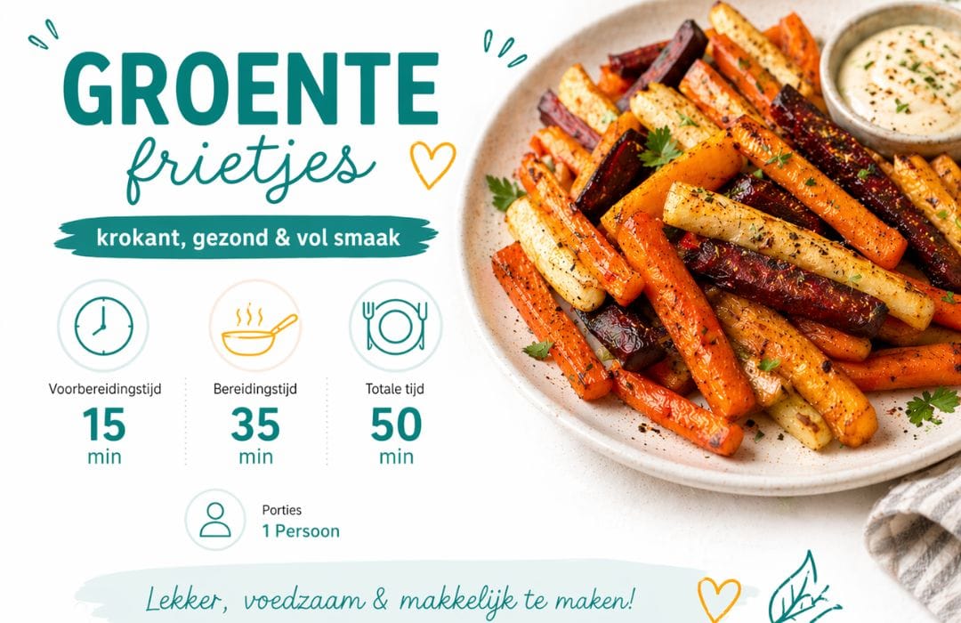 Groente patat: 4 onweerstaanbare variaties voor elk seizoen