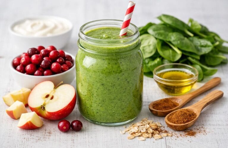 Smoothie Appel Cranberries