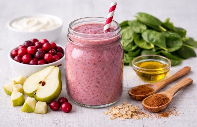 Smoothie Peer Cranberries