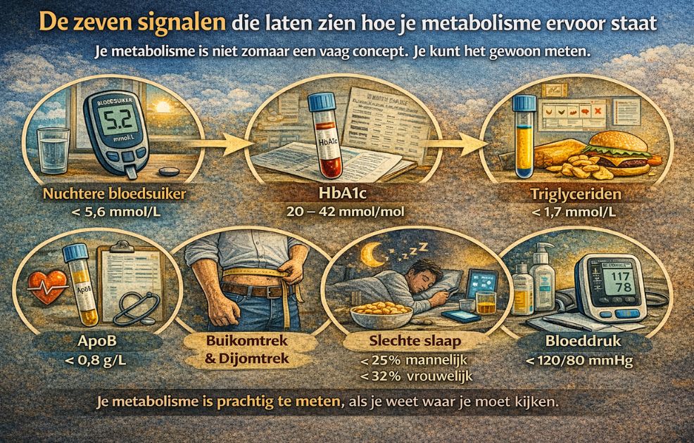 De zeven signalen die laten zien hoe je metabolisme ervoor staat