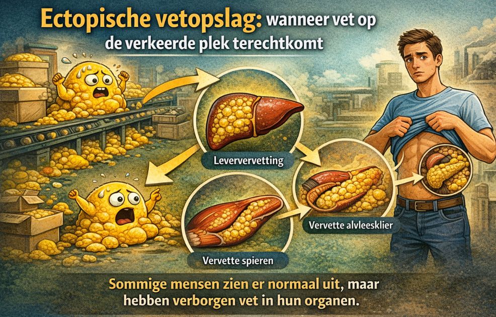 Ectopische vetopslag: wanneer vet op de verkeerde plek terechtkomt