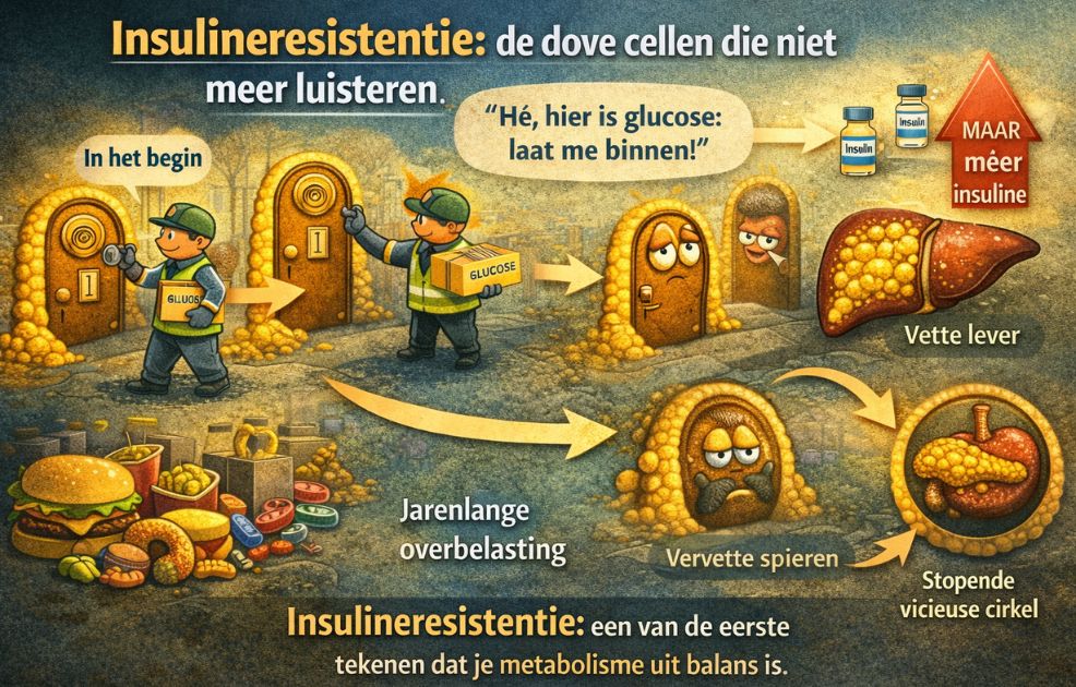 Insulineresistentie: de dove cellen die niet meer luisteren