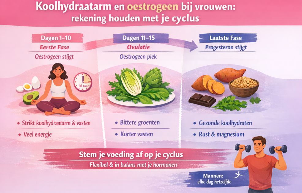 Koolhydraatarm en Oestrogeen: Zo Breng Je Je Hormonen in Balans 6 Koolhydraatarm en oestrogeen bij vrouwen: rekening houden met je cyclus