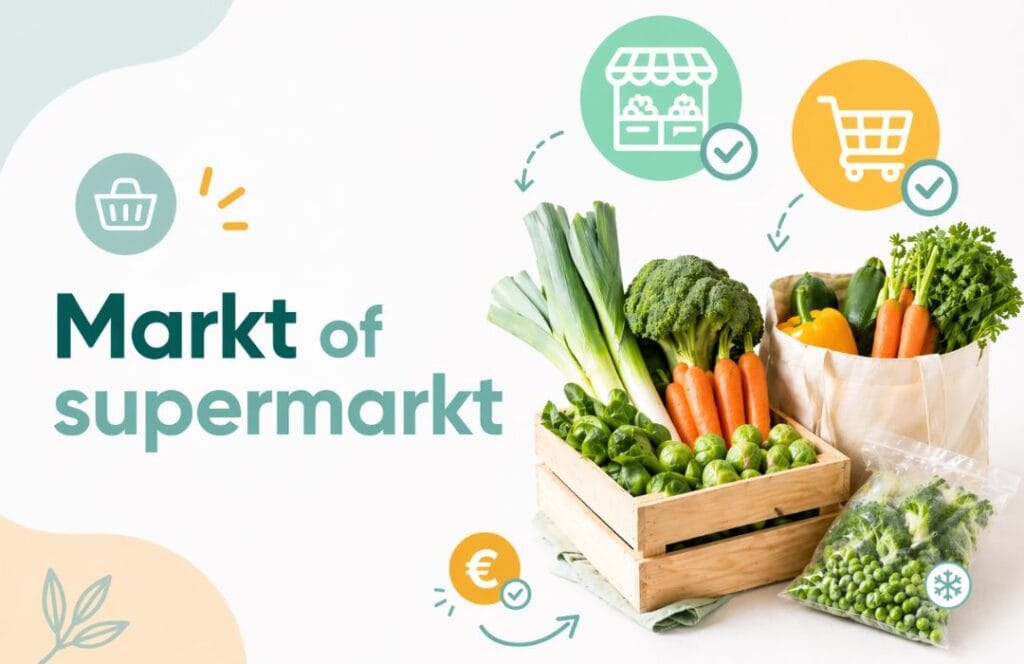 De markt versus de supermarkt: waar koop je het goedkoopst?