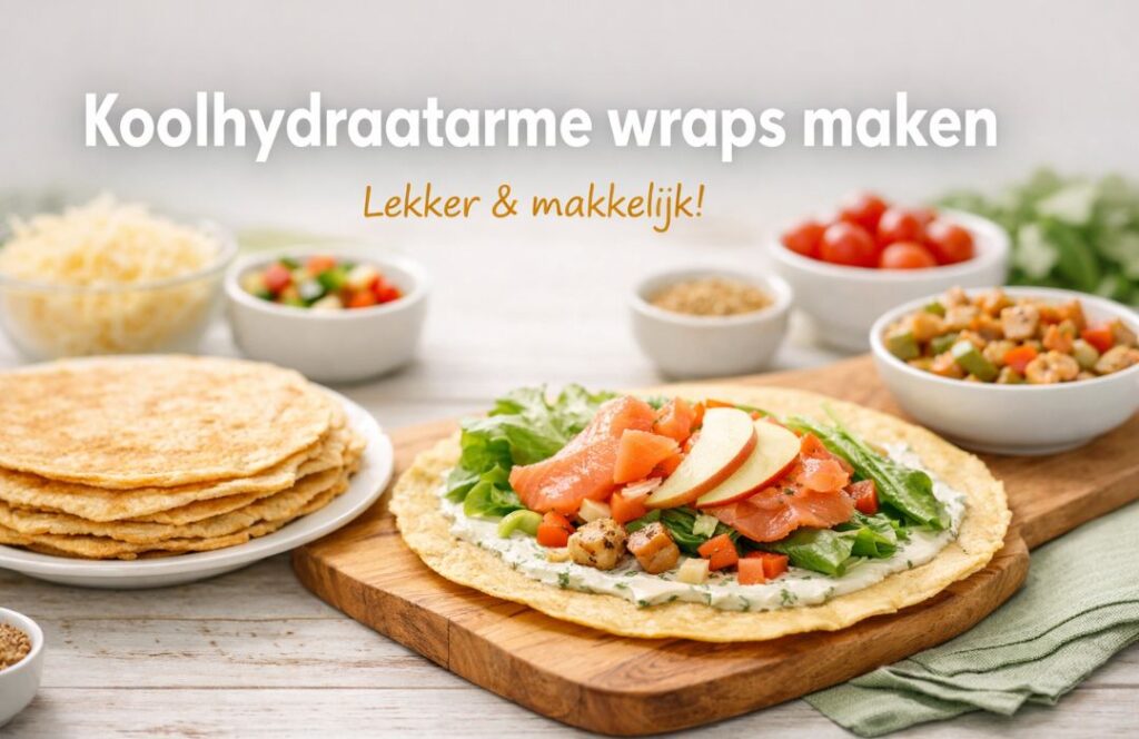 Koolhydraatarme wraps maken