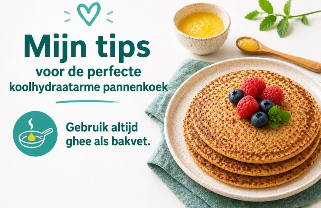 Mijn tips voor de perfecte koolhydraatarme pannenkoek