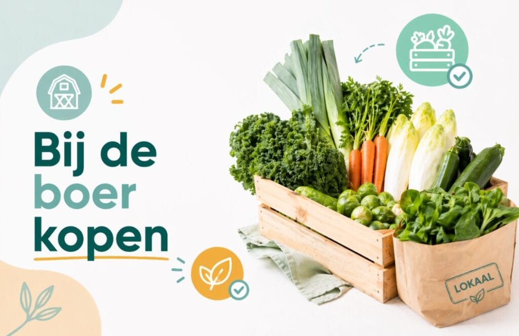 Rechtstreeks bij de boer of teler kopen.