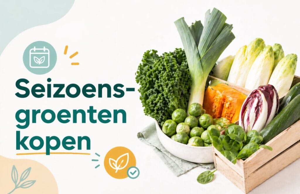 Seizoensgroenten kopen: goedkoper én voedzamer.