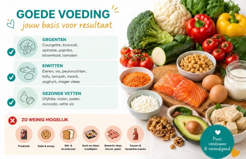 Welke voedingsmiddelen horen in een weekmenu voor gewichtsverlies?