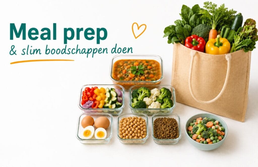 Meal prep en slim boodschappen doen voor een druk gezin