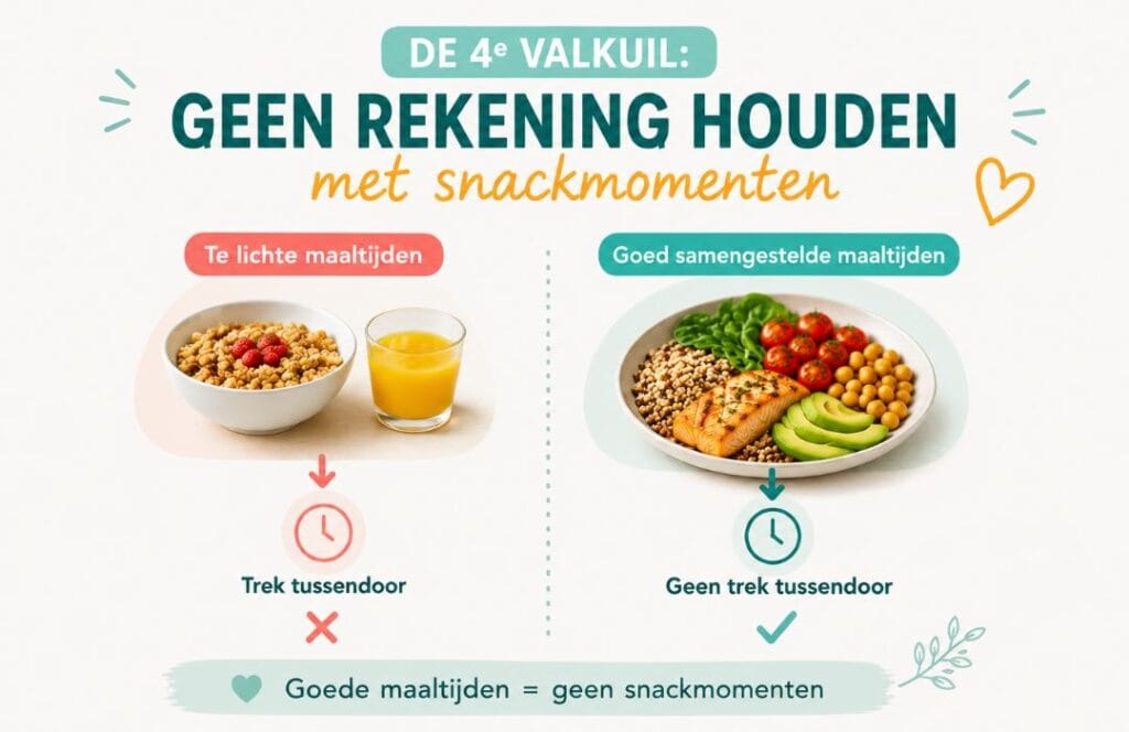Veelgemaakte fouten bij het samenstellen van een gezond weekmenu